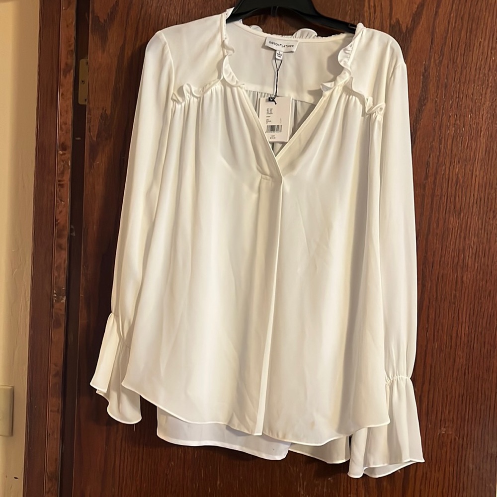 Gibson Latimer Cream Blouse
